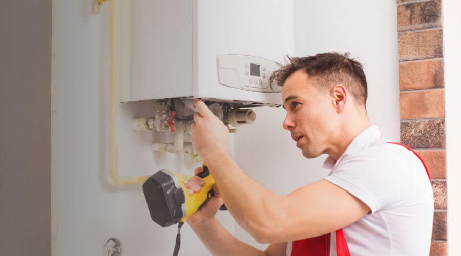 Local tankless water heater installation in Rossville, IN